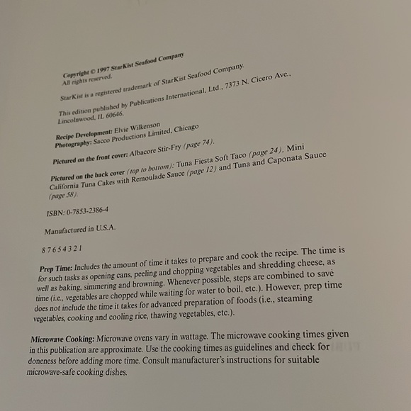 Star Kist Tuna For Today Tempting New Ideas 1997 - Picture 3 of 6